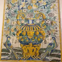 Pintura azulejo